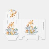 Niedlich Safari Jungle Girl Geschenkschachtel (Ungefaltet)