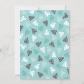 Niedlich Safari Jungle Lion Virtual Boy Baby Dusch Einladung (Rückseite)