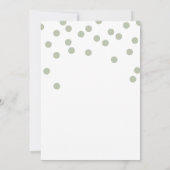 Niedlich Safari Jungle Zoo Animals Kinderdusche Einladung (Rückseite)