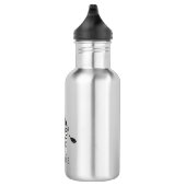 Niedlich Safari Zebra Kinderschule Edelstahlflasche (Rechts)