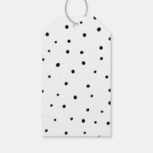 Niedlich Safari Zoo Animals Baby Dusche Geschenkanhänger (Rückseite)