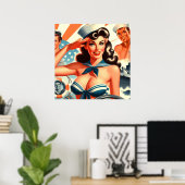 Niedlich Sailor Pinup Poster (Heimbüro)