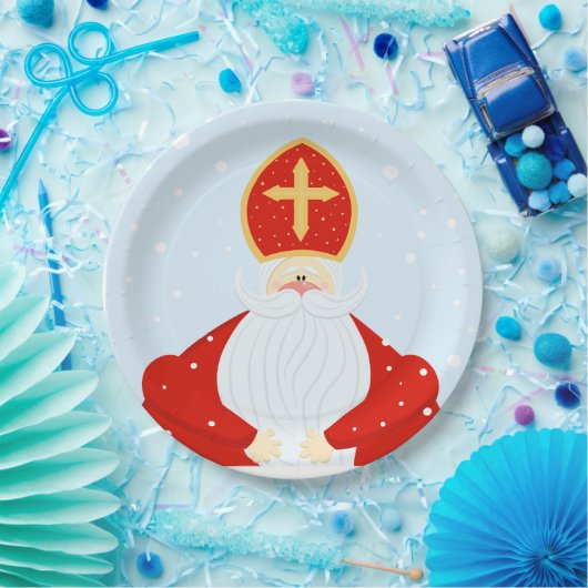 Niedlich Saint Nicholas Pappteller (Party)