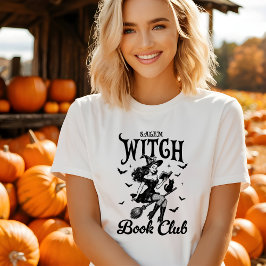Niedlich Salem Hexenbuch-Club Halloween-Hemd T-Shirt