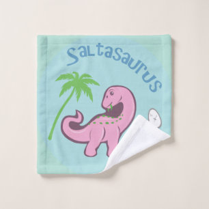 Niedlich Saltasaurus Waschlappen