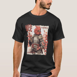 Niedlich Samurai Chicken Warrior Japanisch Ninja R T-Shirt