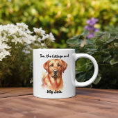 Niedlich Sandy Brown ''Tee und Labrador''. Kaffeetasse