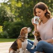 Niedlich Sandy Browns Tee und Beagle Liebe Kaffeetasse