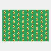Niedlich Santa Avocado Geschenkpapier Set (Vorderseite 3)