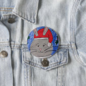 Niedlich Santa Bunny Button (Beispiel)