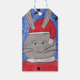 Niedlich Santa Bunny Geschenkanhänger
