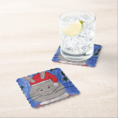 Niedlich Santa Bunny Untersetzer (Vor Ort)