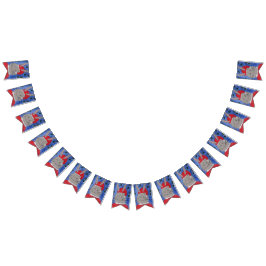 Niedlich Santa Bunny Wimpelkette