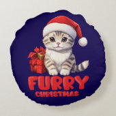 Niedlich Santa Kitten Kissen (Rückseite)