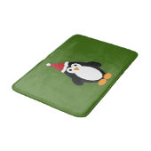 Niedlich Santa Penguin Badematte (Schrägansicht)