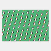 Niedlich Santa Penguin Geschenkpapier Set (Vorderseite)