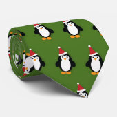 Niedlich Santa Penguin Krawatte (Gerollt)