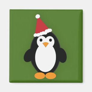 Niedlich Santa Penguin Magnet
