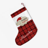 Niedlich Santa Rhino Kleiner Weihnachtsstrumpf (Rückseite (Hängend))