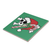 Niedlich Santa Skull Fliese (Seite)
