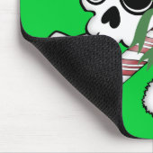 Niedlich Santa Skull Mousepad (Ecke)