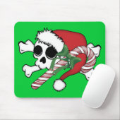 Niedlich Santa Skull Mousepad (Mit Mouse)