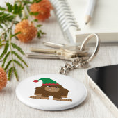 Niedlich Sasquatch Weihnachtself Schlüsselanhänger (Seite)