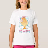Niedlich & Sassy Baby Chick T-Shirt (Vorderseite)