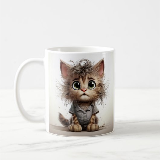 Niedlich Sassy Kitten Kaffeetasse (Links)