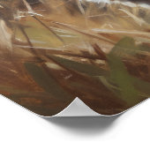 Niedlich Savannah Cat Art Print Poster (Ecke)