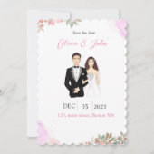 niedlich, Save the Date, Flachkarte Save the Date (Vorderseite)