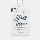 Niedlich Scandi Daisy Vielen Dank Geschenkanhänger (Vorderseite)