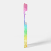 Niedlich schimmernde Regenbogenhöre Personalisiert iPhone Hülle (Linke Seite)