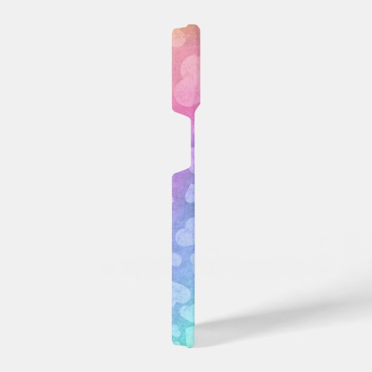 Niedlich schimmernde Regenbogenhöre Personalisiert iPhone Hülle (Rechte Seite)