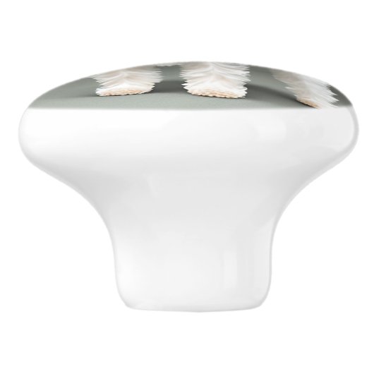 Niedlich Schnauzer Keramikknauf (Seitenansicht)