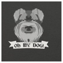 Niedlich Schnauzer Oh mein Hund