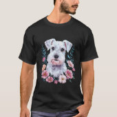 Niedlich Schnauzer T-Shirt (Vorderseite)