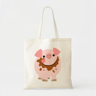 Niedlich Schokolade Cartoon Schweinebag Tragetasche