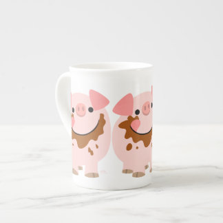 Niedlich Schokolade Cartoon Schweinebone China Tas Porzellantasse