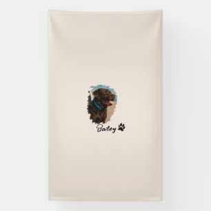 Niedlich Schokolade Labrador Hund - Bailey Haust Banner