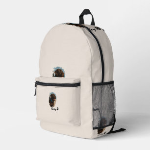 Niedlich Schokolade Labrador Hund - Bailey Haust Bedruckter Rucksack