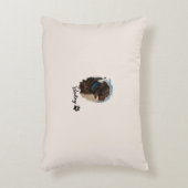 Niedlich Schokolade Labrador Hund - Bailey | Haust Dekokissen (Vorderseite(Vertikal))