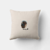 Niedlich Schokolade Labrador Hund - Bailey | Haust Kissen (Rückseite)