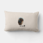 Niedlich Schokolade Labrador Hund - Bailey | Haust Lendenkissen (Rückseite)