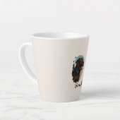 Niedlich Schokolade Labrador Hund - Bailey | Haust Milchtasse (Linke Ecke)