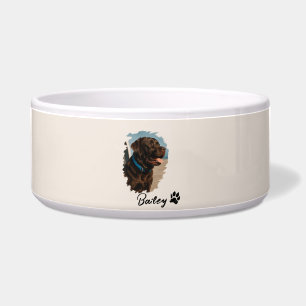 Niedlich Schokolade Labrador Hund - Bailey Haust Napf