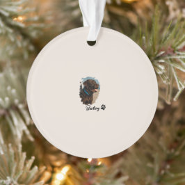 Niedlich Schokolade Labrador Hund - Bailey | Haust Ornament