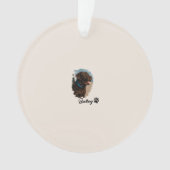 Niedlich Schokolade Labrador Hund - Bailey | Haust Ornament (Vorderseite)