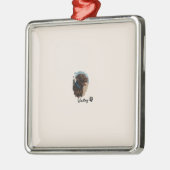 Niedlich Schokolade Labrador Hund - Bailey | Haust Ornament Aus Metall (Links)