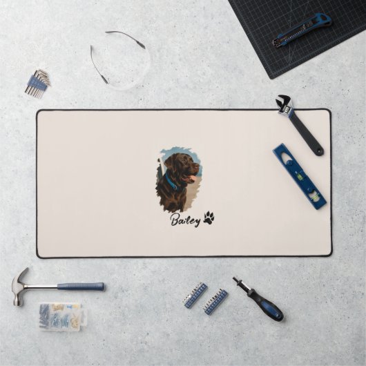 Niedlich Schokolade Labrador Hund - Bailey | Haust Schreibtischunterlage (Arbeitsplatz)
